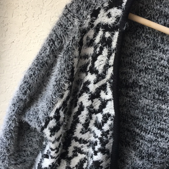 No Boundaries open front fuzzy cardigan - Picture 2 of 6